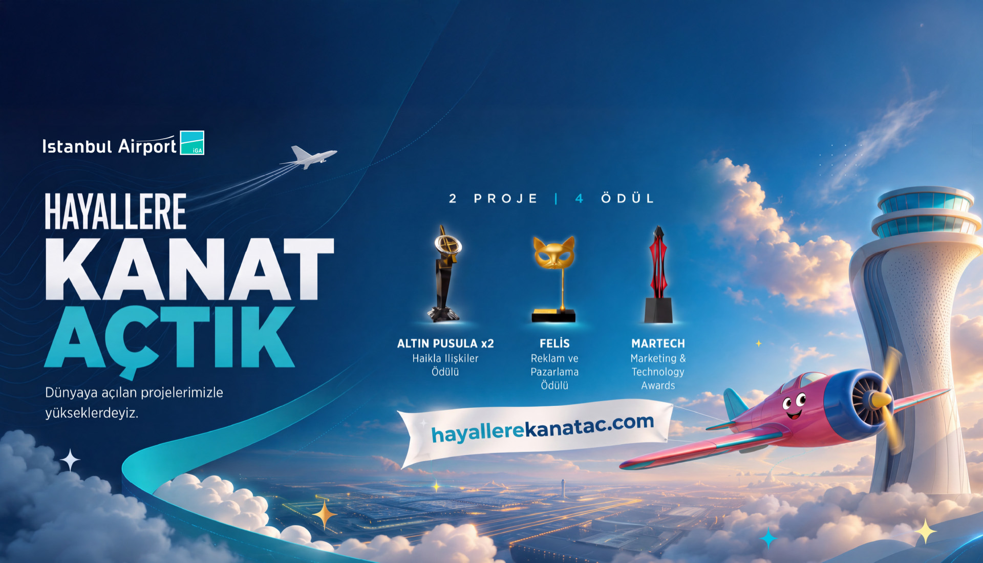 Istanbul Airport Hayallere Kanat Aç visual