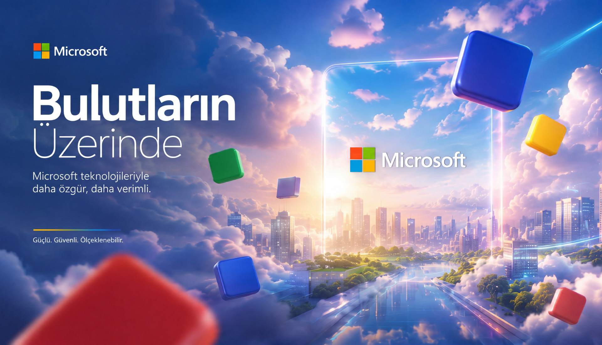 Microsoft Bulutların Üzerinde visual